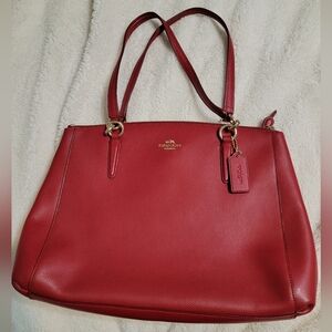 Coach Staton Carryall  In Crossgrain Leather Bag